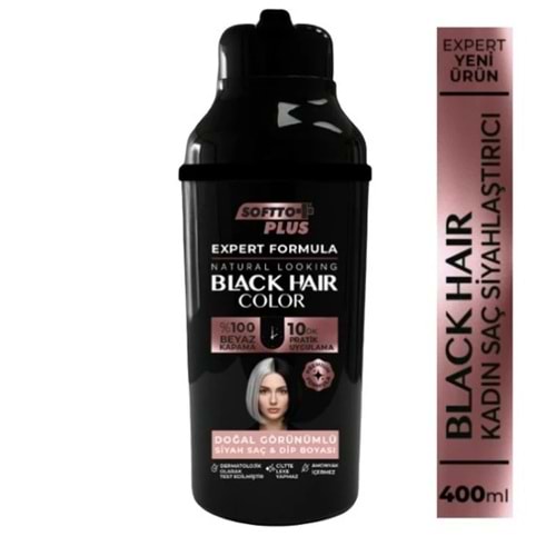 SOFTTO PLUS EXPERT FORMULA SİYAH ŞAMPUAN WOMEN 400 ML