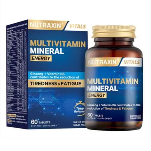NUTRAXIN MULTİVİTAMİN & MİNERAL ENERJİ 60 TABLET