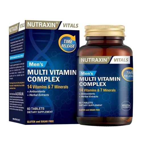 NUTRAXIN MULTİVİTAMİN COMPLEX MEN 'S 60 TABLET