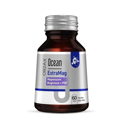 ORZAX OCEAN EXTRAMAG MAGNEZYUM BİSGLİSİNAT 60 TABLET