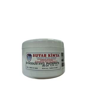 SUVAR DI SODIUM HYD PHOSPATE (DİSODYUM HİDROJEN FOSFAT )250 GR