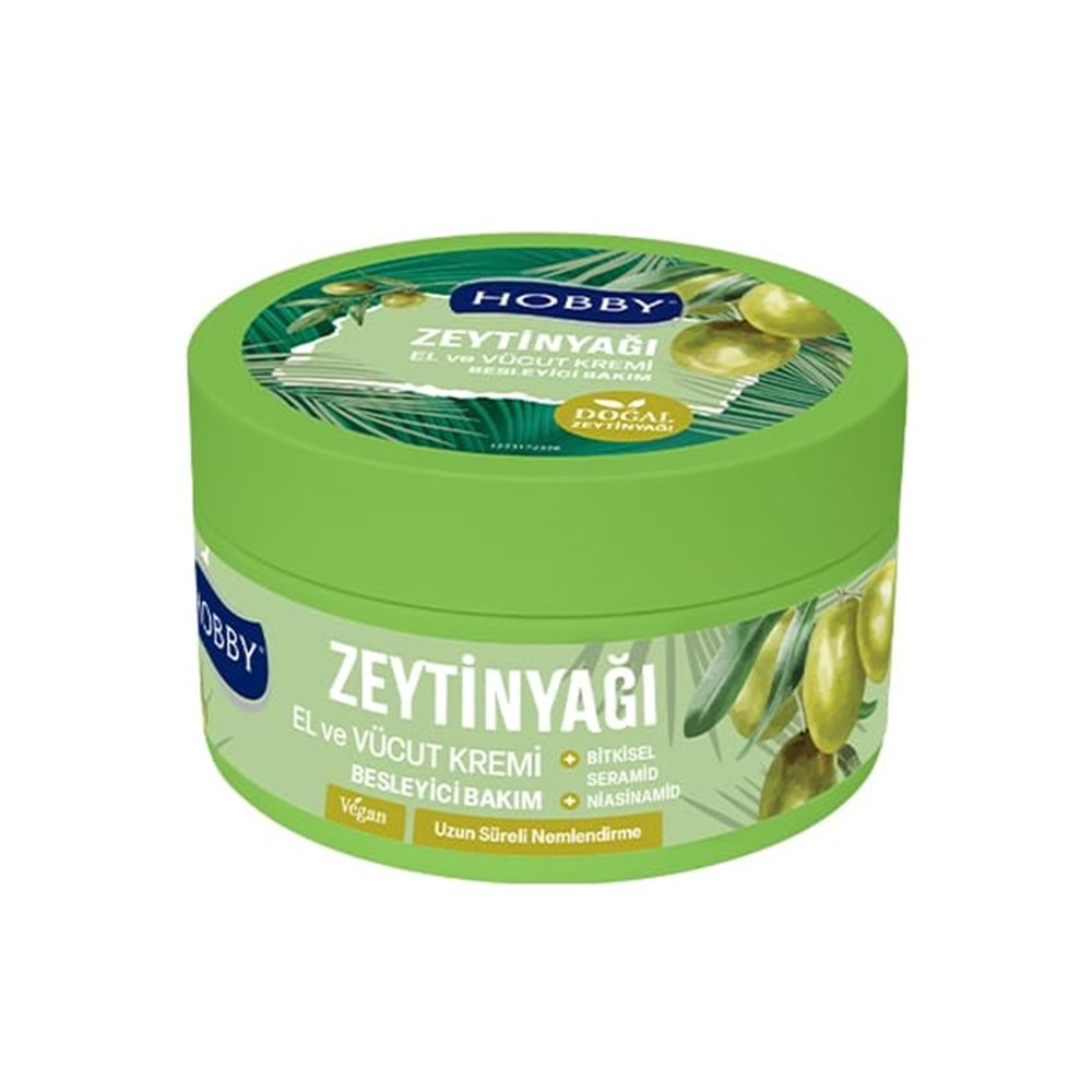 HOBBY EL VE VÜCUT KREMİ 250 ML ( ZEYTİNYAĞLI )