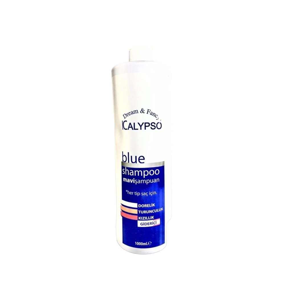 CALYPSO ŞAMPUAN 1000 ML MAVİ BOYALİ SAÇLAR İÇİN