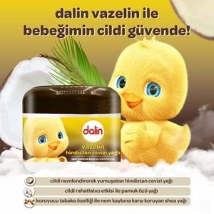 DALİN VAZELİN ( HİNDİSTAN CEVİZİ YAĞLI / 100 ML )