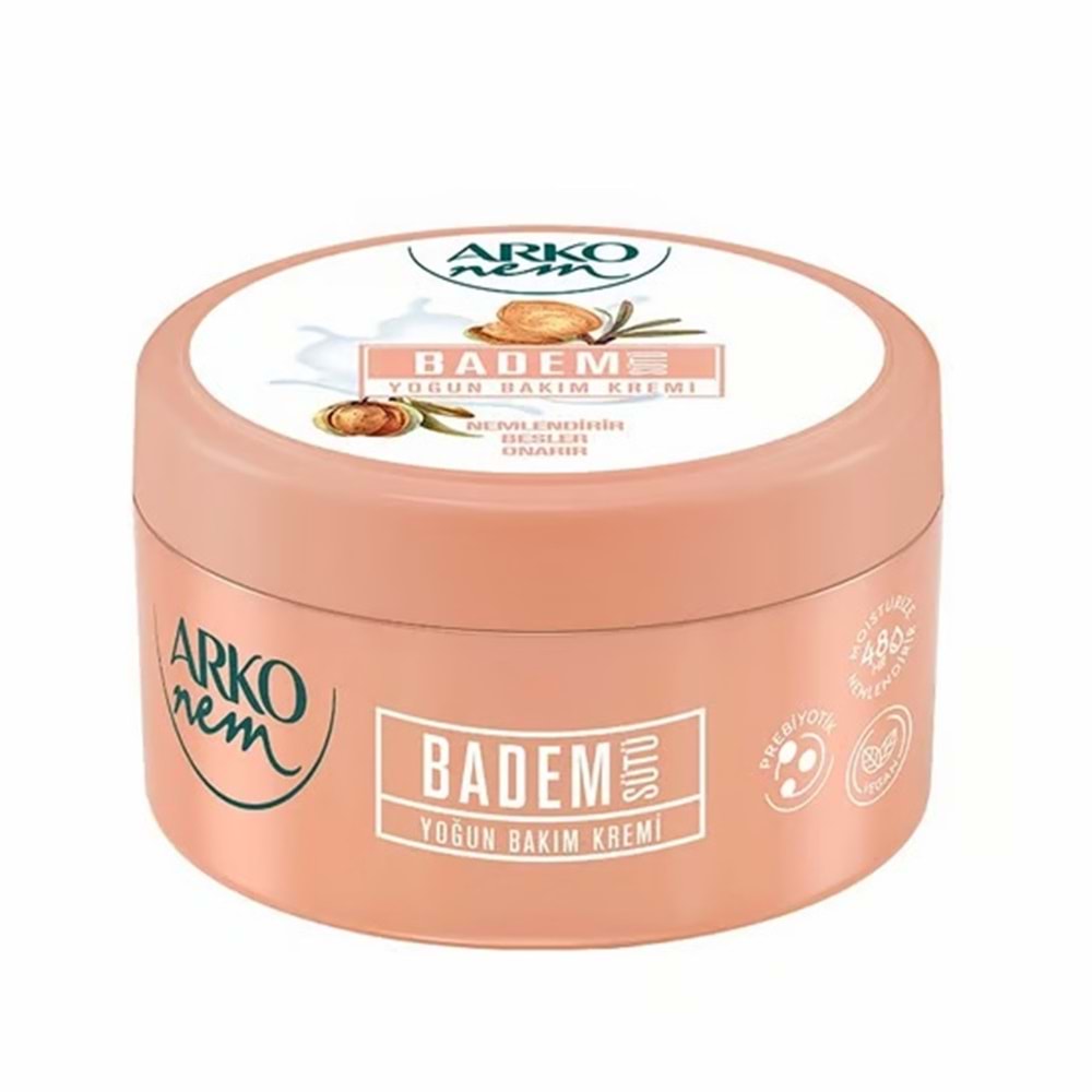 ARKO NEM BESLEYİCİ BAKIM KREMİ (BADEM SÜTÜ / 250 ML)
