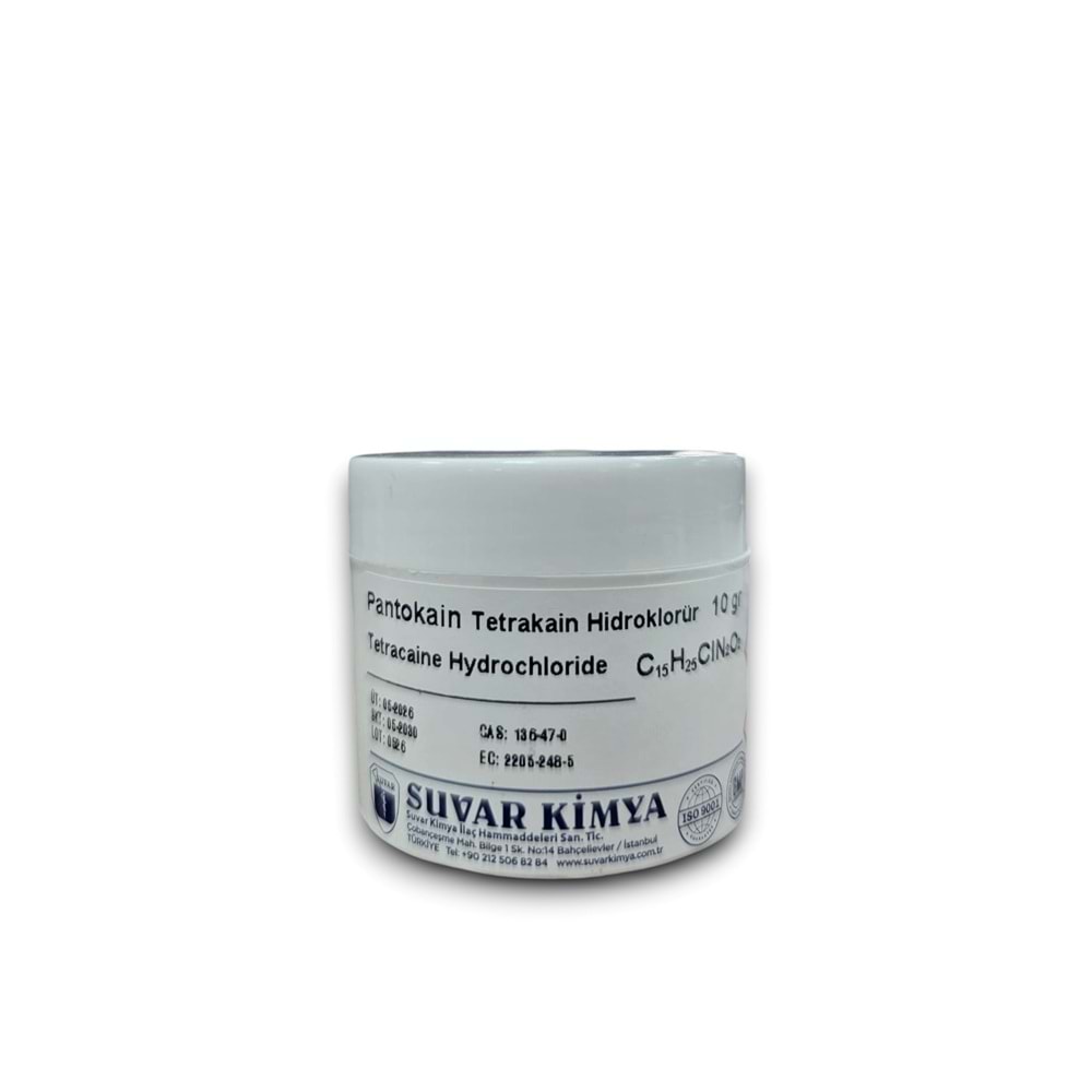 SUVAR PANTOCAINE (PANTOKAİN) 10 GR
