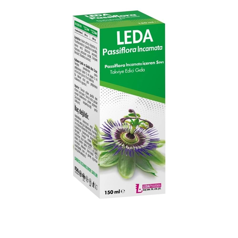 LEDAPHARMA PASSİFLORA INCARNATA ŞURUP 150 ML