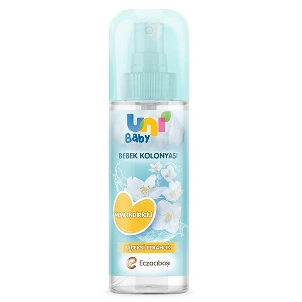UNİ BABY BEBEK KOLONYASI ÇİÇEKSİ FERAHLIK 150 ML