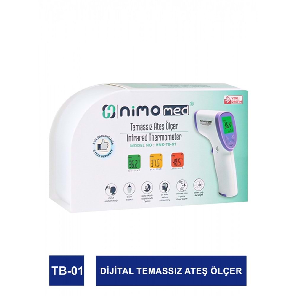 NİMO DİJİTAL TEMASSIZ ATEŞ ÖLÇER ( HNK-TB-01 )