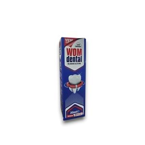 WOM DENTAL DİŞ BAKIM SOLÜSYONU 20 ML