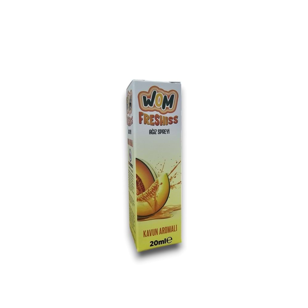 WOM FRESHISS AĞIZ SPREYİ ( KAVUN AROMALI / 20 ML )