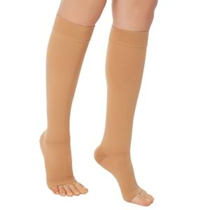 ORZEN DİZALTI BURNU AÇIK VARİS ÇORABI NO : 6