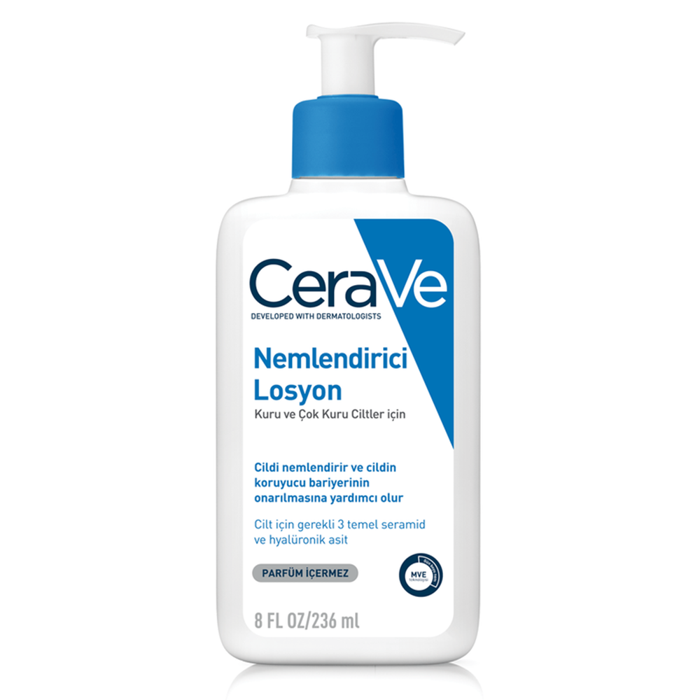 CERAVE NEMLENDİRİCİ LOSYON 236 ML ( KURU VE ÇOK KURU CİLTLER )