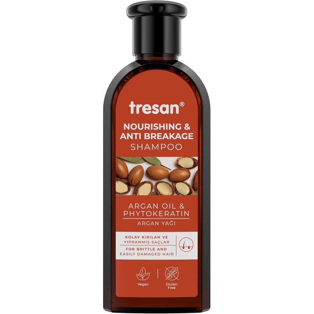 TRESAN PHYTOKERATİN ŞAMPUAN 300 ML ( YIPRANMIŞ SAÇLAR / ARGAN YAĞI )