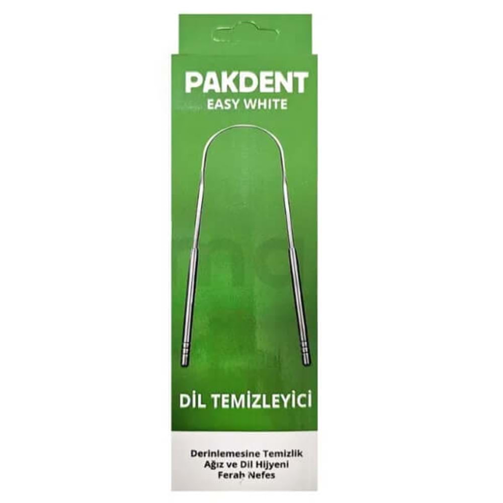PAKDENT METAL DİL TEMİZLEYİCİ ( L TİPİ )