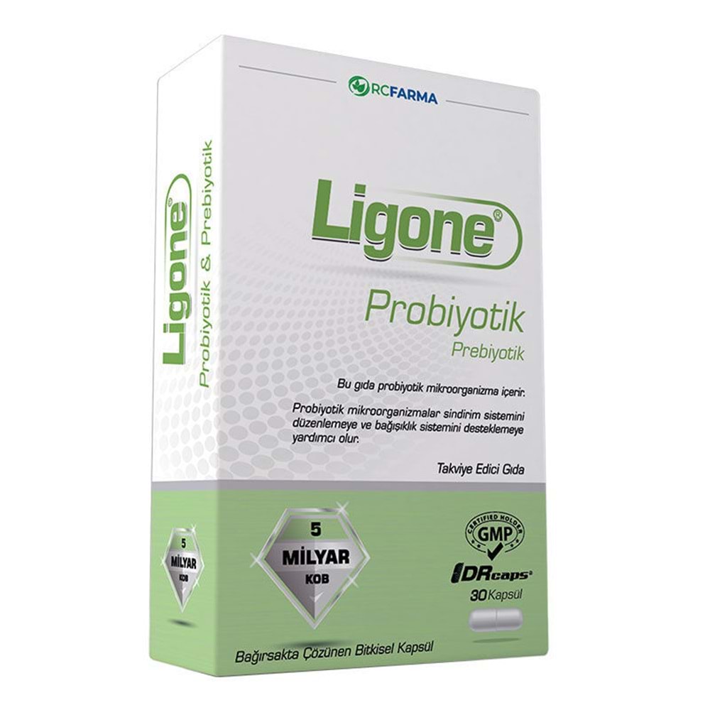 LİGONE PROBİYOTİK 30 KAPSÜL ( PREBİYOTİK / 5 MİLYAR KOB )