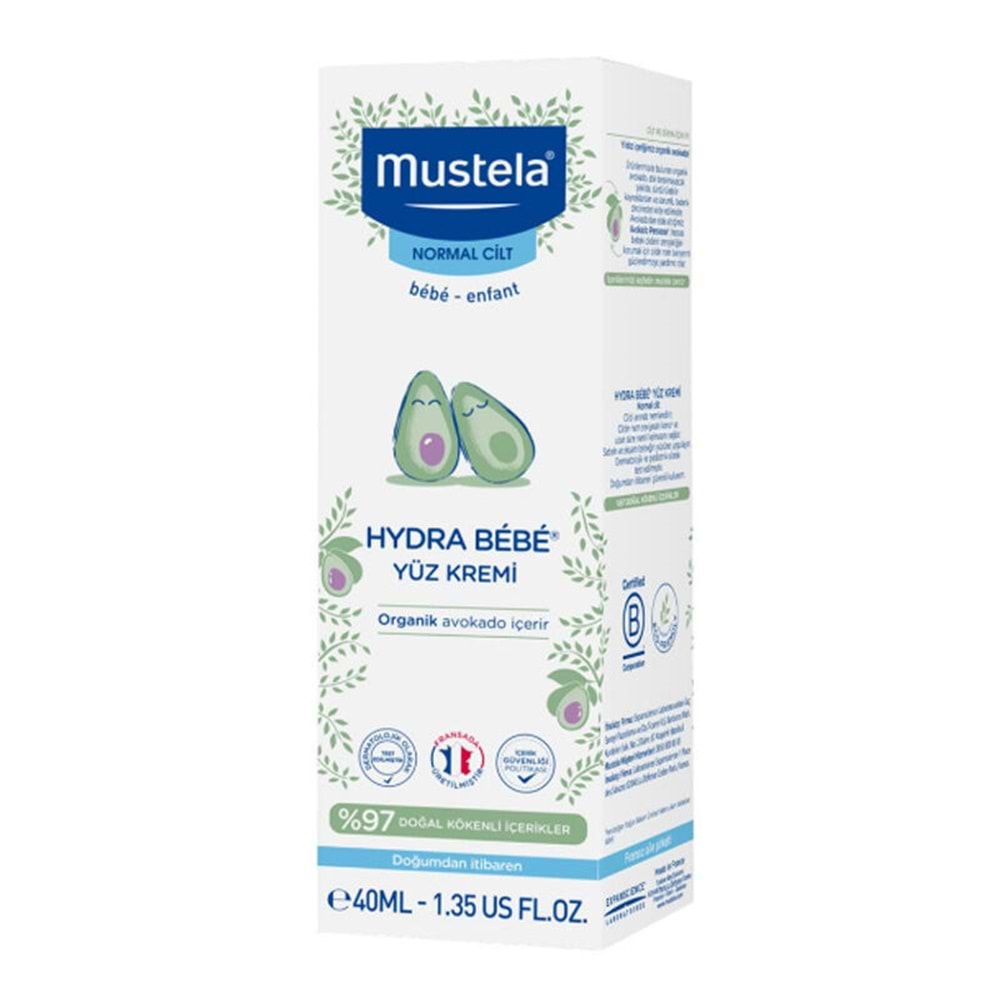 MUSTELA HYDRA BEBE NORMAL CİLT YÜZ KREMİ 40 ML
