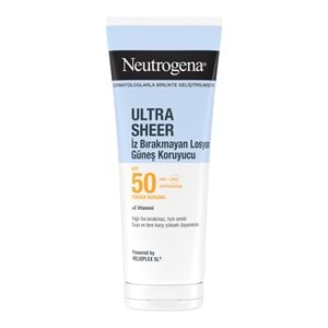 NEUTROGENA ULTRA SHEER İZ BIRAKMAYAN GÜNEŞ KORUYUCU LOSYON SPF 50 200 ML