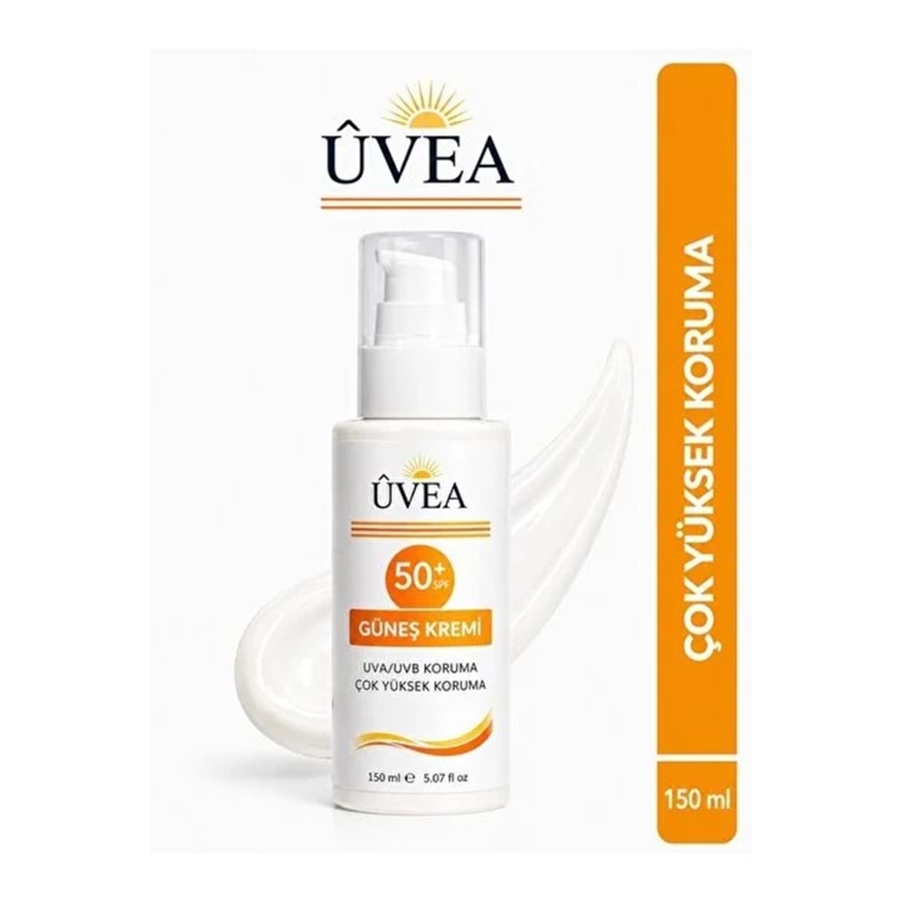 UVEA GÜNEŞ KREMİ 50+SPF 150 ML ( HASSAS CİLTLER İÇİN )