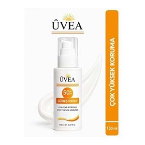 UVEA GÜNEŞ KREMİ 50+SPF 150 ML ( HASSAS CİLTLER İÇİN )