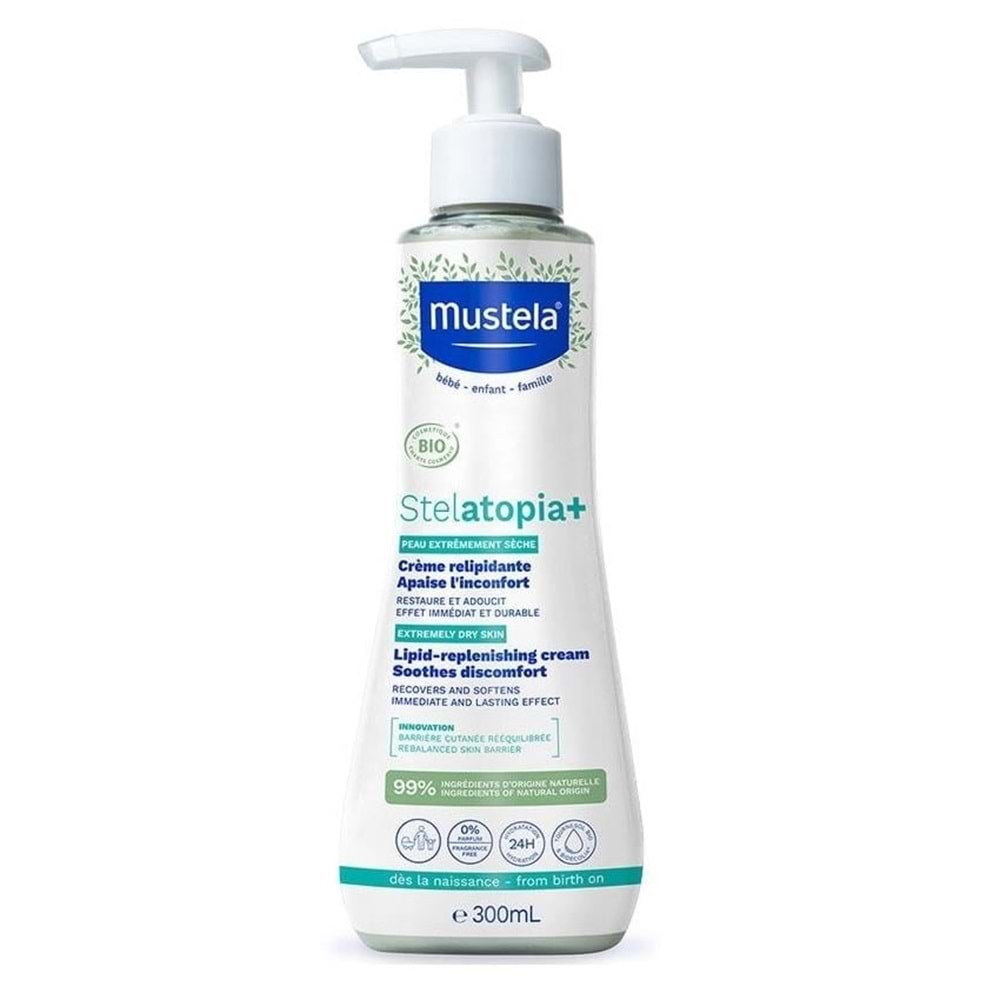 MUSTELA STELATOPİA LİPİT YENİLEYİCİ KREM 300 ML