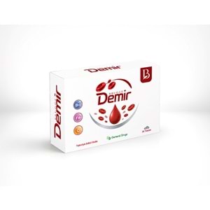 BRUGGE DEMİR KAPSÜL 30 TABLET ( DEMİR & C VİT. & B12 VİT. )