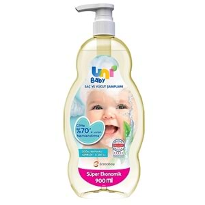 UNİ BABY SAÇ VE VÜCUT ŞAMPUANI 900 ML