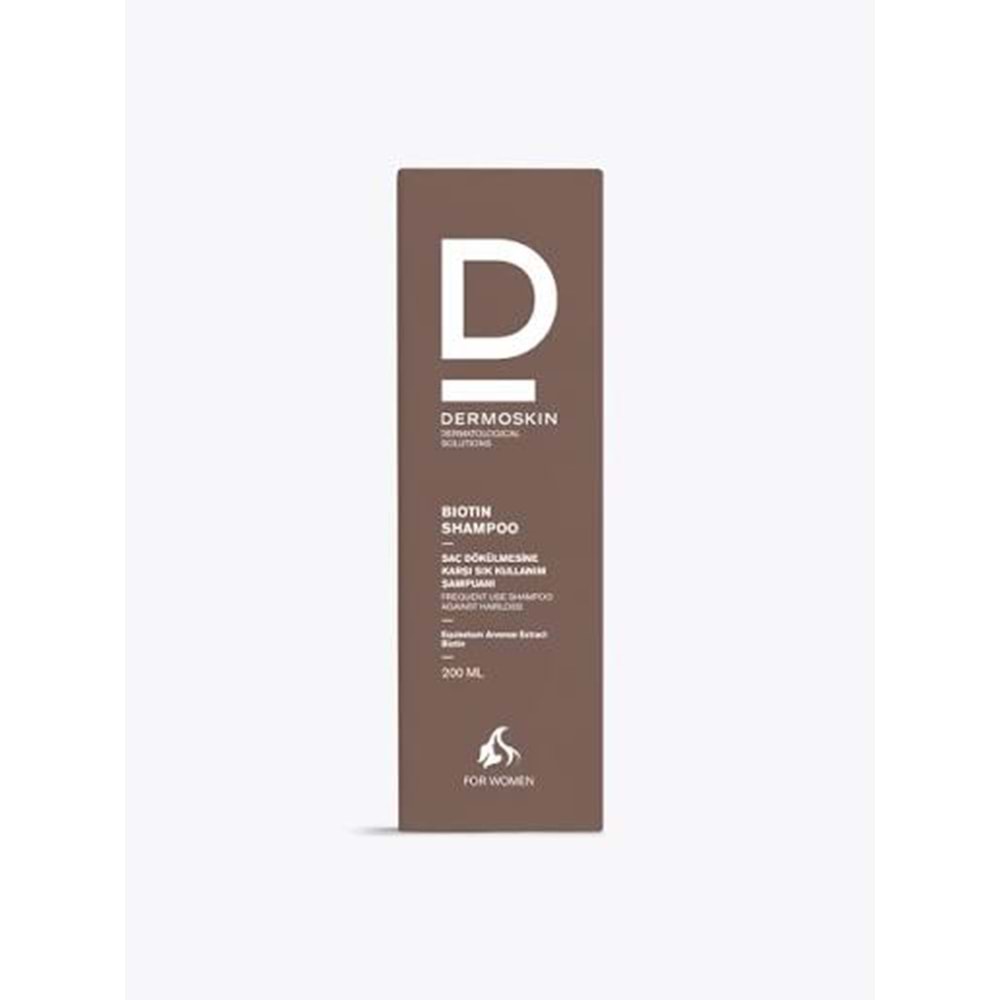 DERMOSKİN BİOTİN ŞAMPUAN KADINLARA ÖZEL 200 ML ( SAÇ DÖKÜLMESİNE KARŞI )
