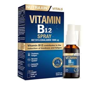 NUTRAXIN VİTAMİN B12 SPREY 15 ML