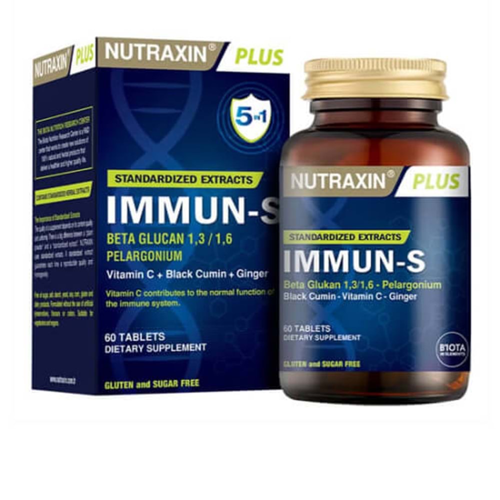 NUTRAXIN IMMUN-S 60 TABLET